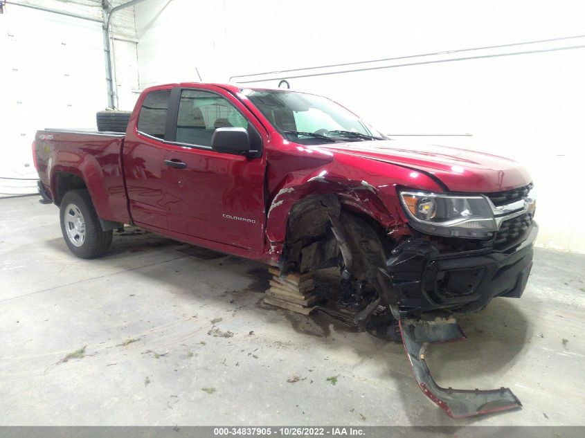 2022 CHEVROLET COLORADO 4WD WORK TRUCK VIN: 1GCHTBEN6N1110367