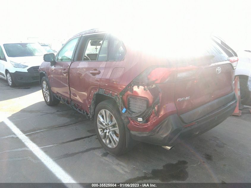 2021 TOYOTA RAV4 XLE PREMIUM VIN: 2T3C1RFV9MW148974