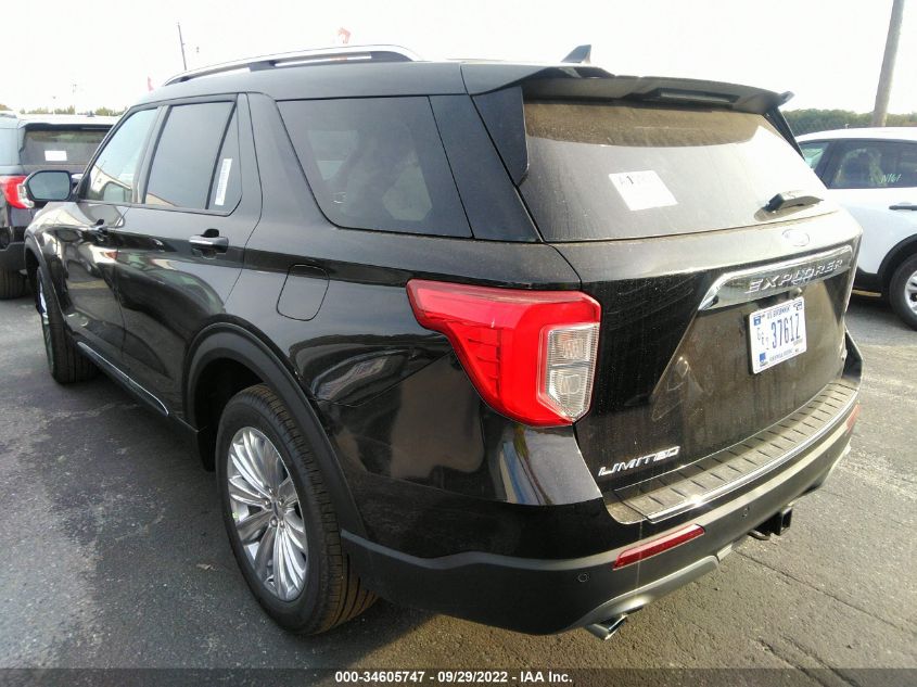 2022 FORD EXPLORER LIMITED VIN: 1FM5K8FWXNNA10955