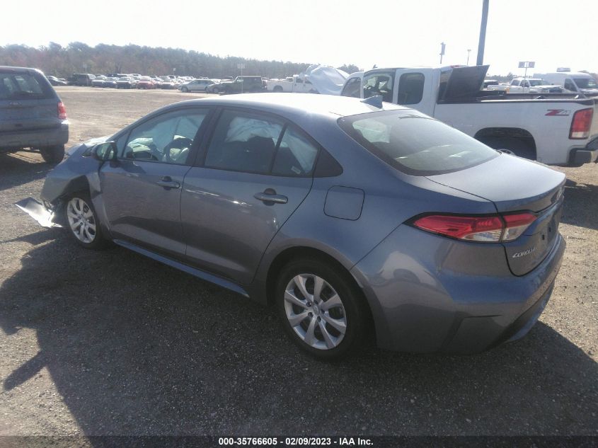 2022 TOYOTA COROLLA LE VIN: 5YFEPMAEXNP275424