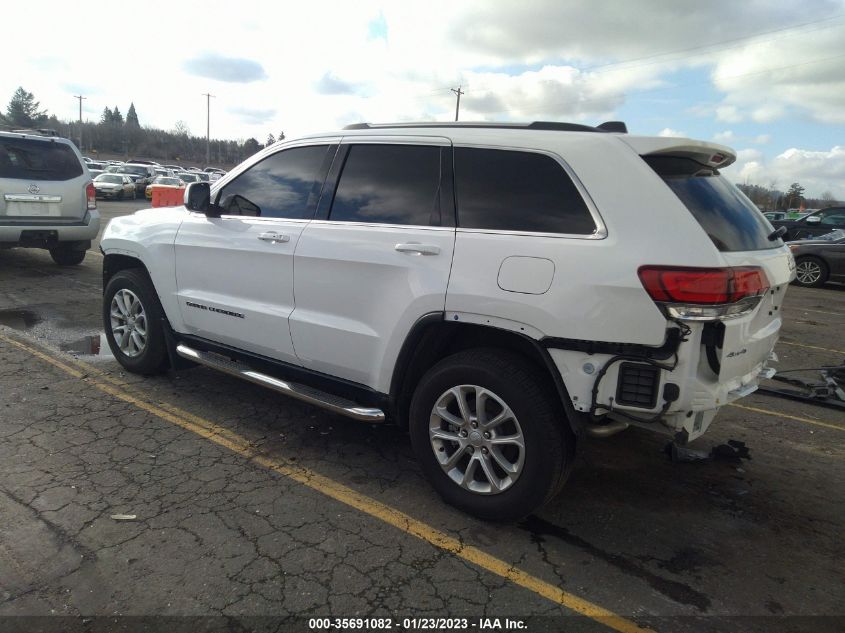 2021 JEEP GRAND CHEROKEE LAREDO E VIN: 1C4RJFAG0MC507293