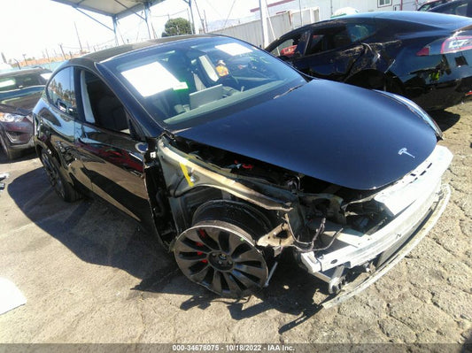 2022 TESLA MODEL Y PERFORMANCE VIN: 7SAYGDEF9NF485107