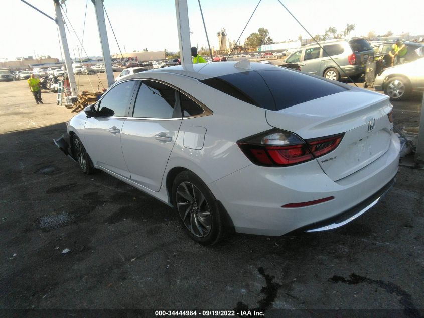 2022 HONDA INSIGHT TOURING VIN: 19XZE4F96NE010004
