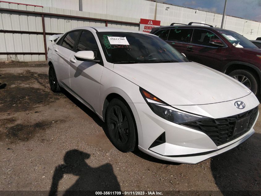 2022 HYUNDAI ELANTRA SEL VIN: 5NPLM4AG9NH075777