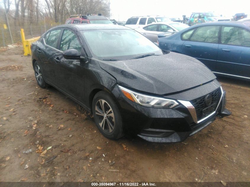 2022 NISSAN SENTRA SV VIN: 3N1AB8CV5NY266859