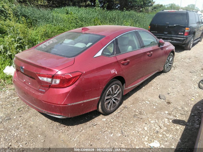 2021 HONDA ACCORD HYBRID EX-L VIN: 1HGCV3F50MA019409