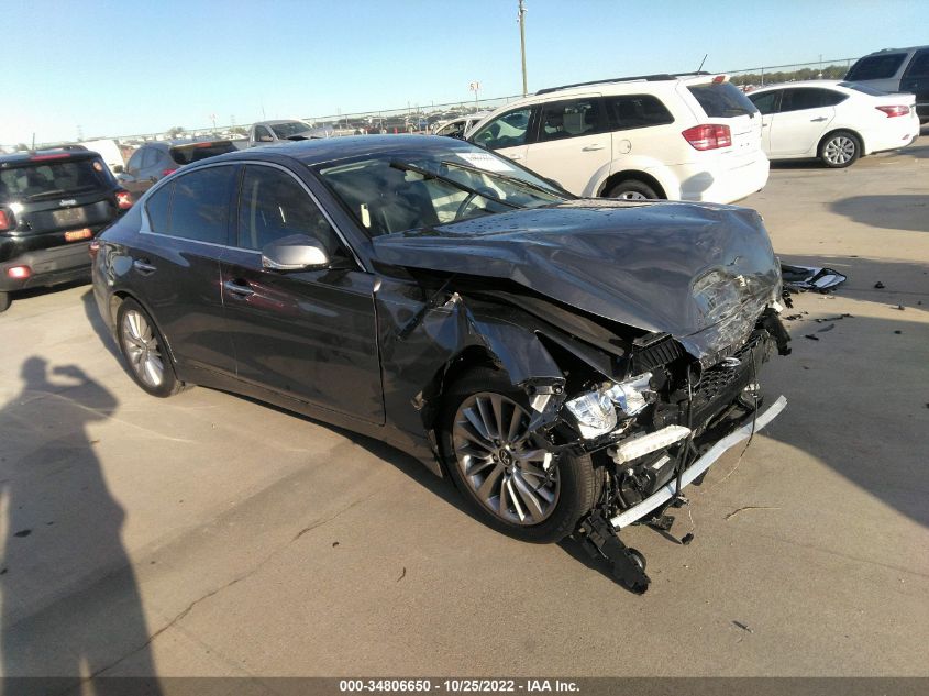 2021 INFINITI Q50 3.0T LUXE VIN: JN1EV7BP3MM706505