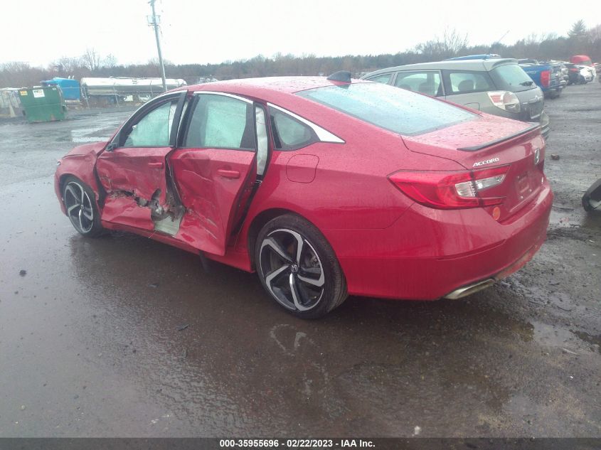 2022 HONDA ACCORD SEDAN SPORT VIN: 1HGCV1F30NA058232