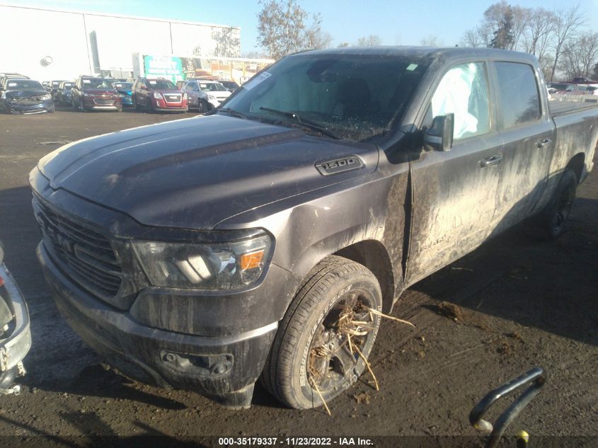 2020 RAM 1500 BIG HORN VIN: 1C6RRFFG4LN104736