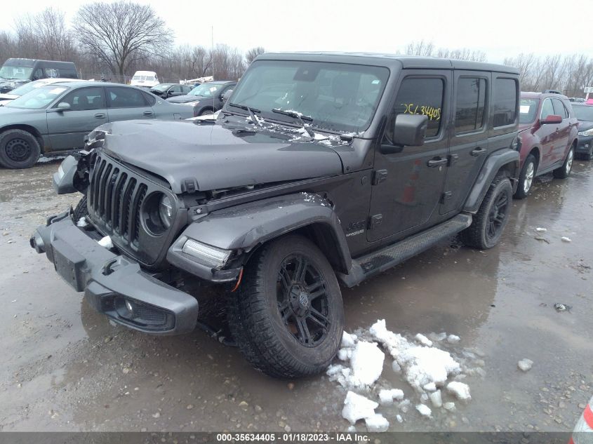 2021 JEEP WRANGLER UNLIMITED HIGH ALTITUDE VIN: 1C4HJXEG6MW521533