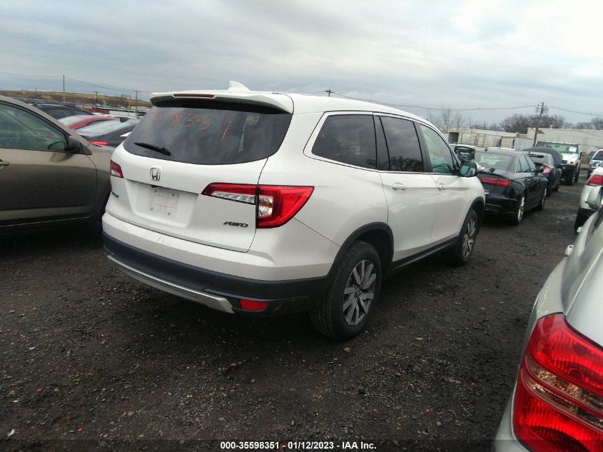 2021 HONDA PILOT EX-L VIN: 5FNYF6H55MB037332