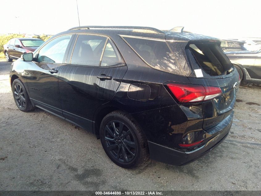 2022 CHEVROLET EQUINOX RS VIN: 2GNAXWEV1N6106258