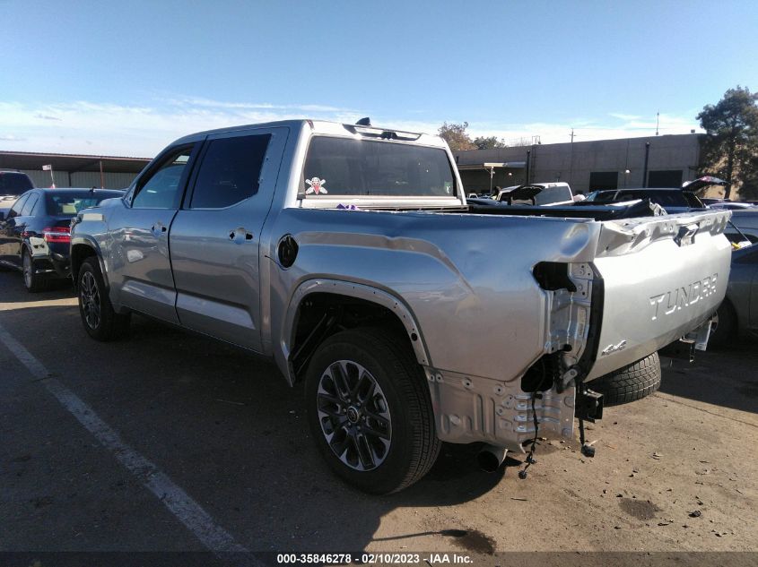 2022 TOYOTA TUNDRA 4WD LIMITED VIN: 5TFJA5DB5NX023895