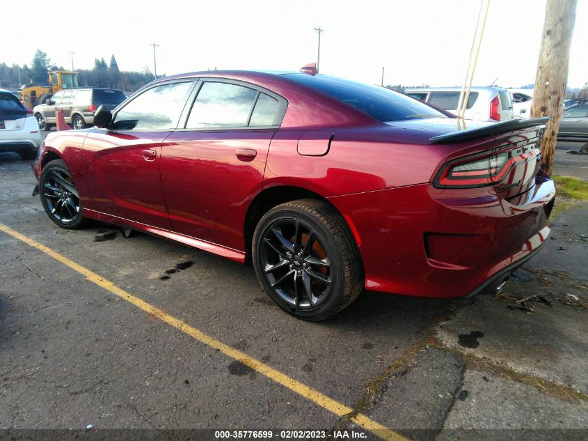 2022 DODGE CHARGER GT VIN: 2C3CDXMG1NH179738