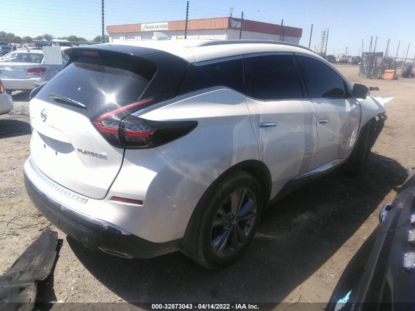 2021 NISSAN MURANO PLATINUM VIN: 5N1AZ2DJ3MC146532