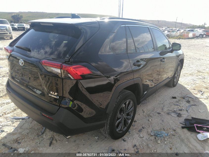 2022 TOYOTA RAV4 HYBRID XLE PREMIUM VIN: 2T3B6RFV2NW035091