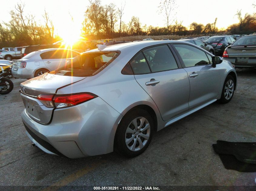 2021 TOYOTA COROLLA LE VIN: JTDEPMAE9MJ149347