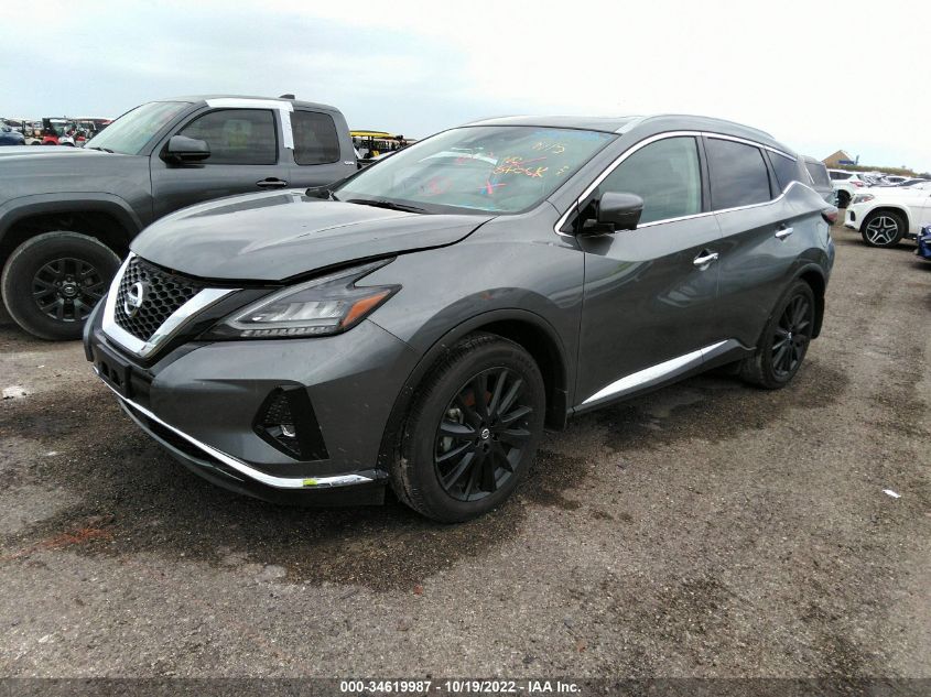 2022 NISSAN MURANO PLATINUM VIN: 5N1AZ2DS0NC118648