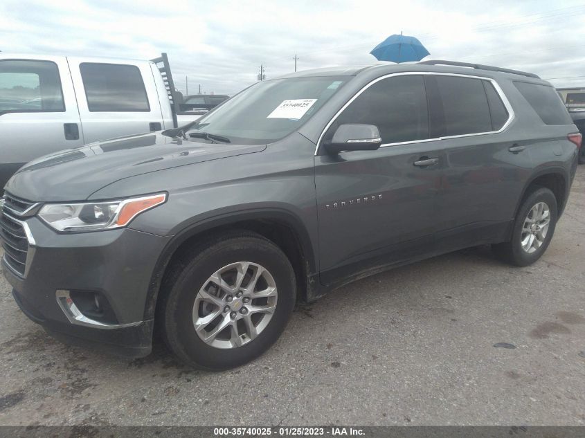 2021 CHEVROLET TRAVERSE LT CLOTH VIN: 1GNERGKW4MJ156040