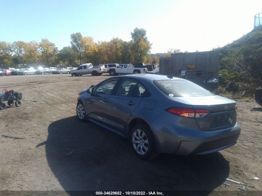 2022 TOYOTA COROLLA LE VIN: JTDEPMAE3NJ193684