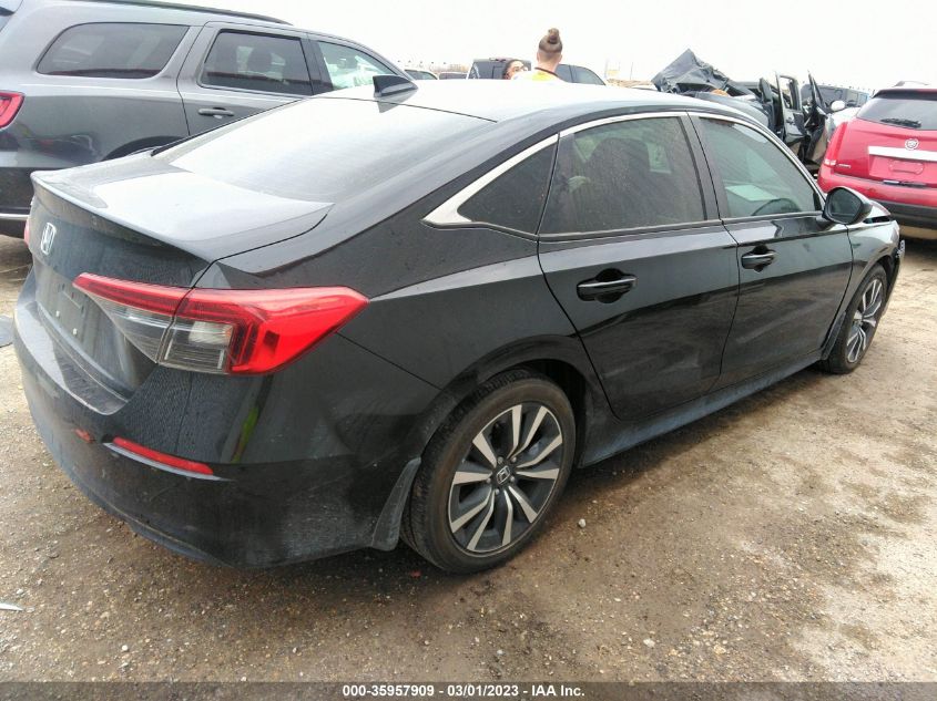 2022 HONDA CIVIC SEDAN EX VIN: JHMFE1F77NX007658