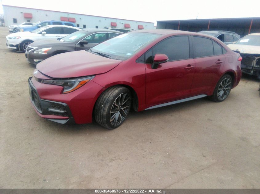2022 TOYOTA COROLLA SE/SE NIGHTSHADE/APEX SE VIN: 5YFS4MCE9NP107735