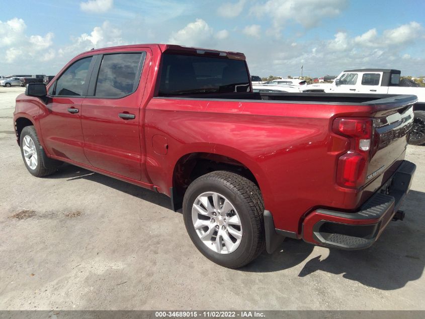 2021 CHEVROLET SILVERADO 1500 CUSTOM VIN: 3GCPWBEK4MG436984