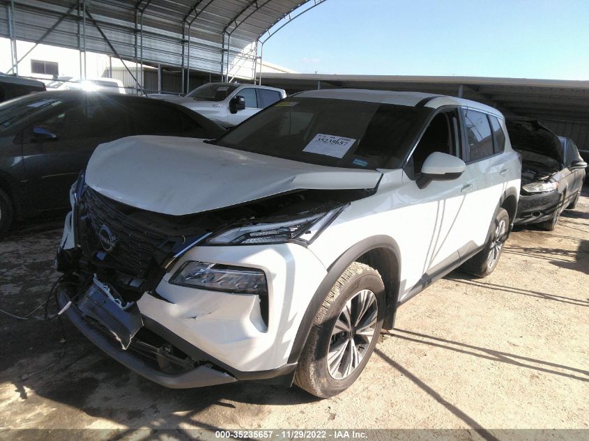 2022 NISSAN ROGUE SV VIN: 5N1BT3BA1NC704572