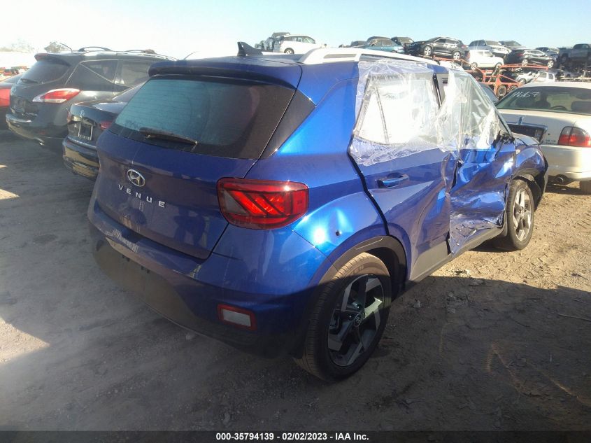 2022 HYUNDAI VENUE LIMITED VIN: KMHRC8A36NU203668