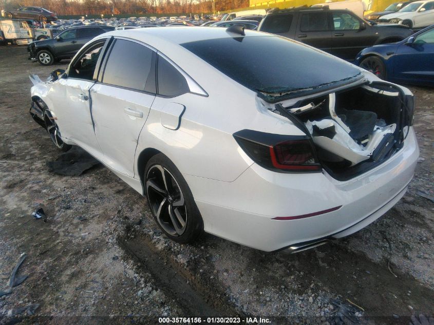 2022 HONDA ACCORD SEDAN SPORT VIN: 1HGCV1F38NA060049
