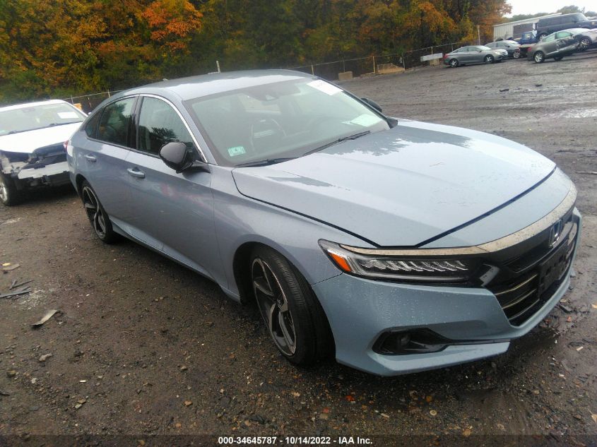 2021 HONDA ACCORD SEDAN SPORT SE VIN: 1HGCV1F43MA057924