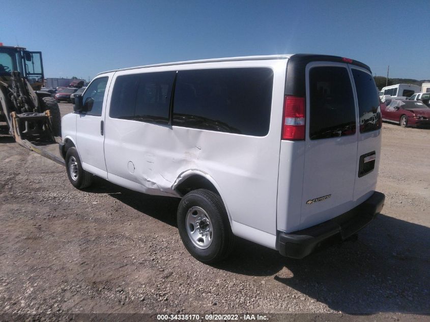 2021 CHEVROLET EXPRESS PASSENGER LS VIN: 1GAZGLFP2M1302648