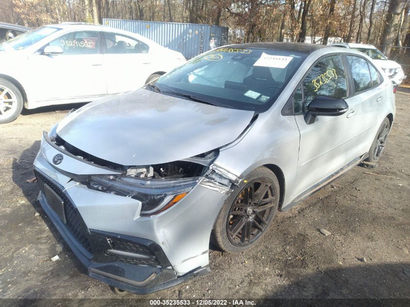 2022 TOYOTA COROLLA SE/SE NIGHTSHADE/APEX SE VIN: 5YFS4MCE1NP098545