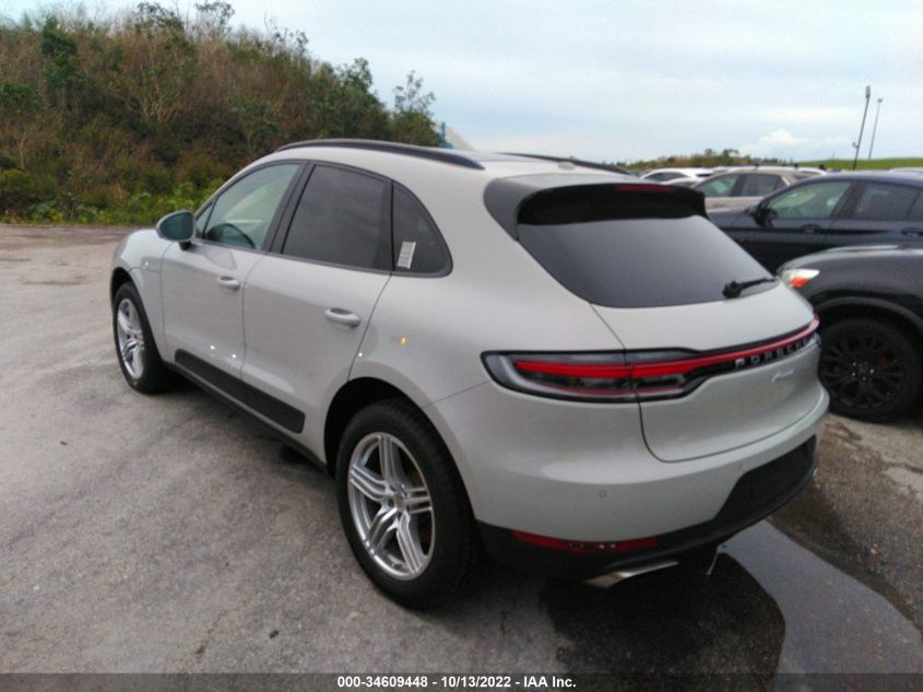 2021 PORSCHE MACAN VIN: WP1AA2A54MLB13475