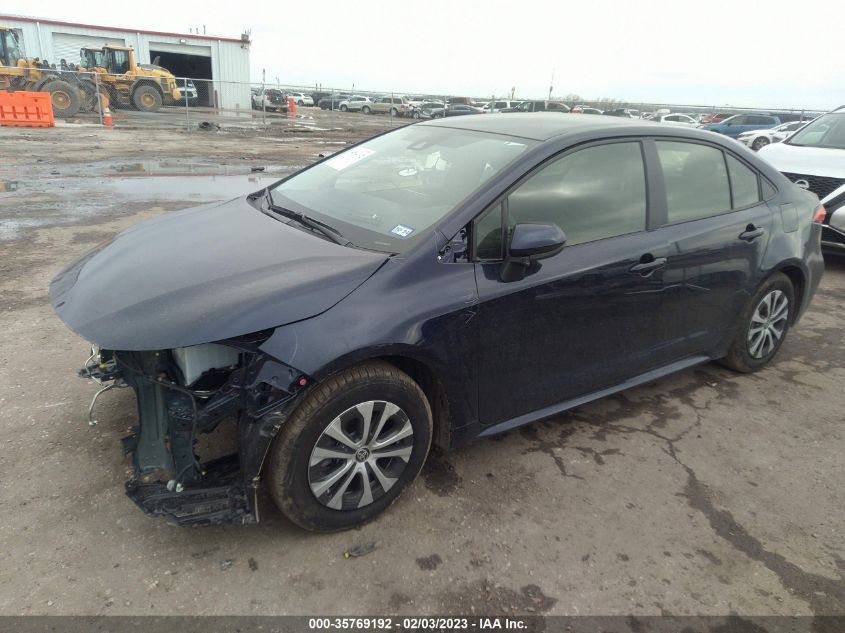 2022 TOYOTA COROLLA HYBRID LE VIN: JTDEAMDE4NJ062115