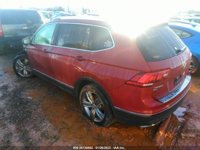 2021 VOLKSWAGEN TIGUAN SE/SE R-LINE BLACK/SEL VIN: 3VV2B7AX7MM076407