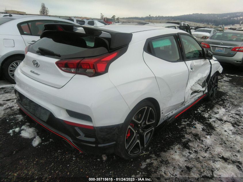 2022 HYUNDAI VELOSTER N VIN: KMHT36AH7NU013111