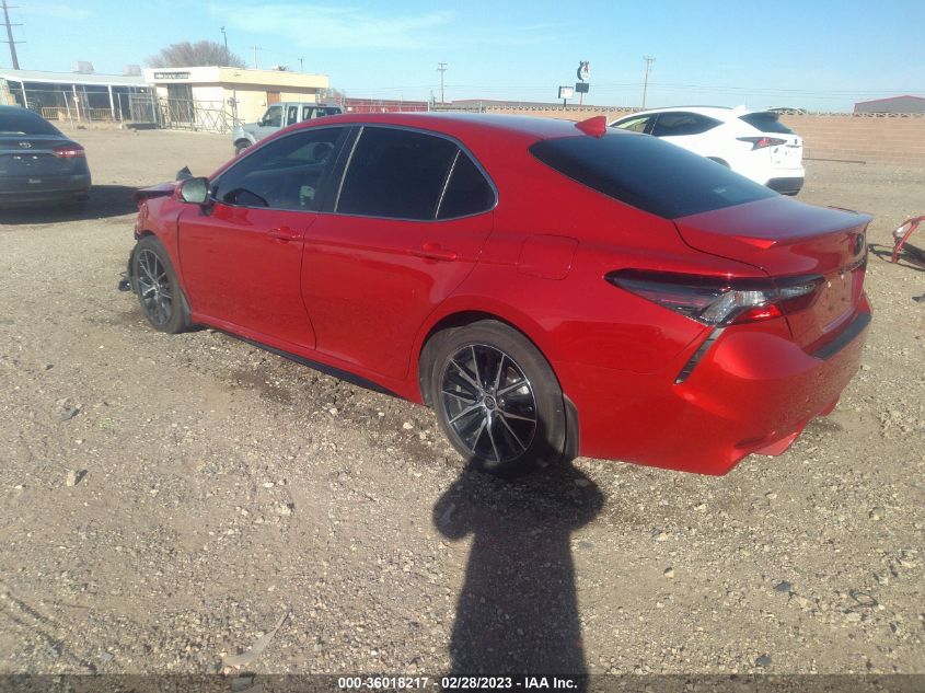 2022 TOYOTA CAMRY SE VIN: 4T1G11AK7NU069491