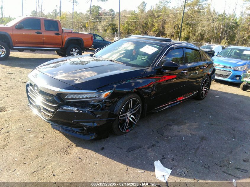 2022 HONDA ACCORD SEDAN TOURING VIN: 1HGCV2F96NA006887