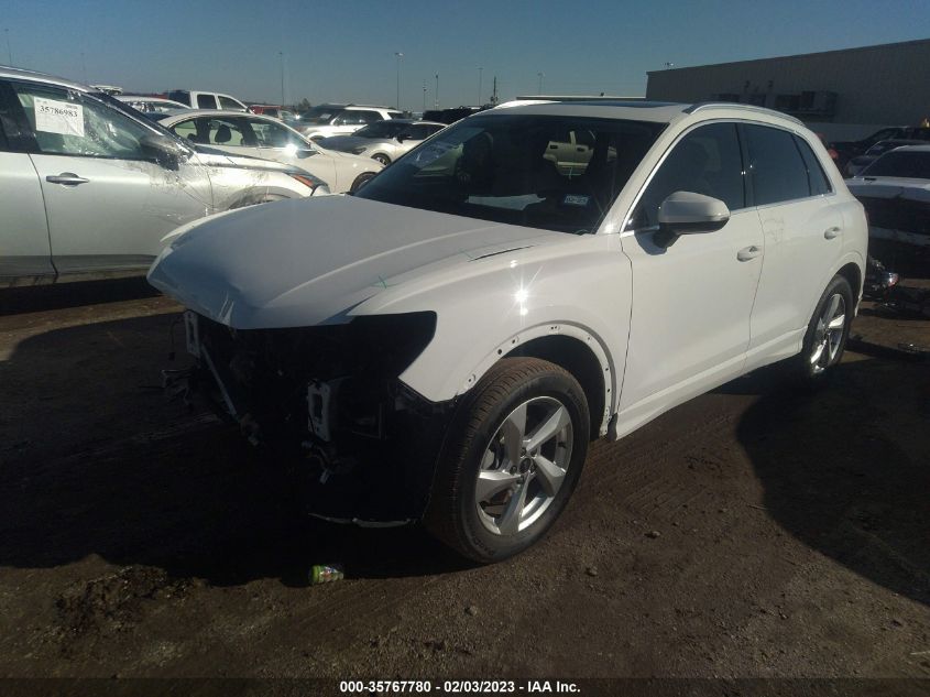 2021 AUDI Q3 PREMIUM VIN: WA1AUCF39M1071929