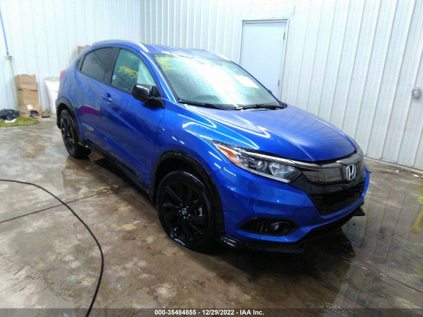 2022 HONDA HR-V SPORT VIN: 3CZRU6H1XNM759622