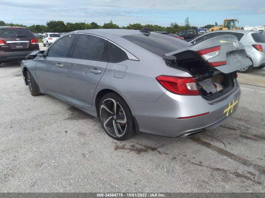 2022 HONDA ACCORD SEDAN SPORT SE VIN: 1HGCV1F4XNA056593