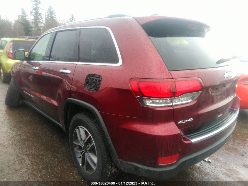 2022 JEEP GRAND CHEROKEE WK LIMITED VIN: 1C4RJFBG5NC138303