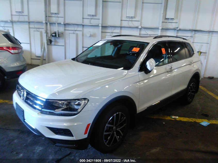 2021 VOLKSWAGEN TIGUAN SE/SE R-LINE BLACK/SEL VIN: 3VV2B7AXXMM137927