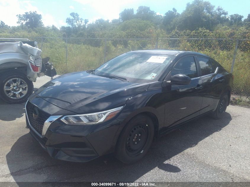 2020 NISSAN SENTRA S VIN: 3N1AB8BV9LY308027