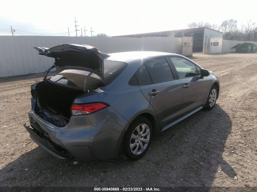 2022 TOYOTA COROLLA LE VIN: 5YFEPMAE9NP322037