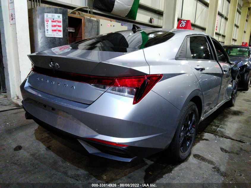 2021 HYUNDAI ELANTRA SEL VIN: 00PLS4AG0MH018338