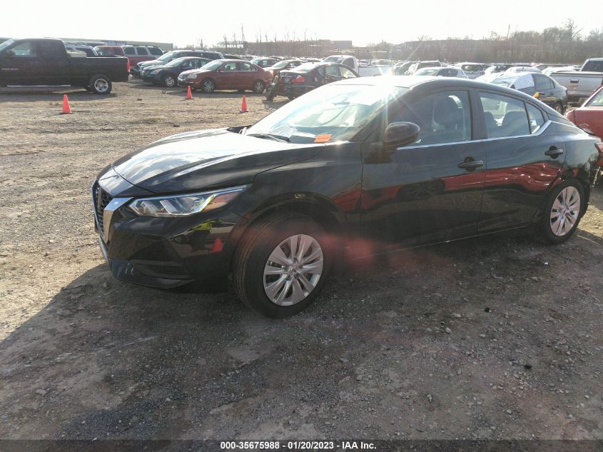 2022 NISSAN SENTRA S VIN: 3N1AB8BV7NY303184