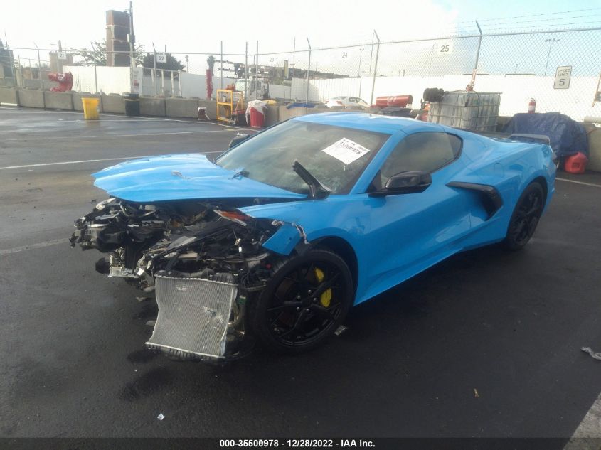 2022 CHEVROLET CORVETTE 3LT VIN: 1G1YC2D4XN5116313