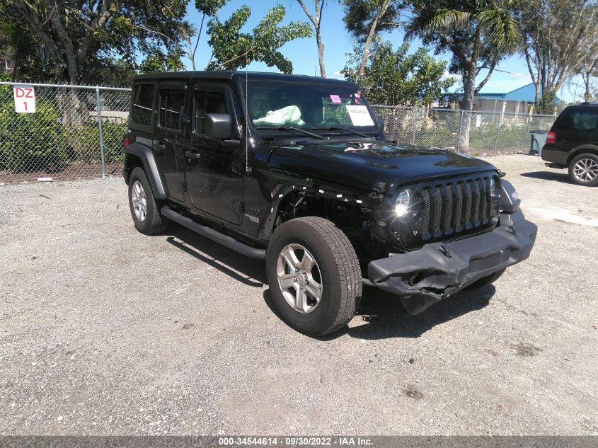2021 JEEP WRANGLER UNLIMITED SPORT S VIN: 1C4HJXDN0MW703700